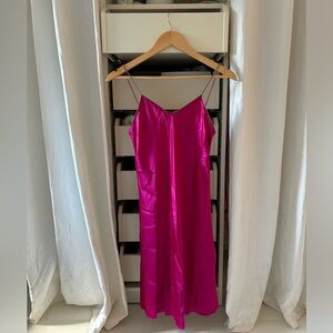 Helmut Lang slip dress silk/satin. Stretch.